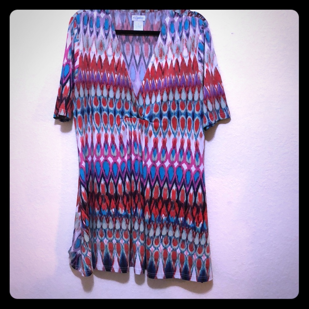 4 for $10! K. Jordan Bright & stretchy dress/tunic